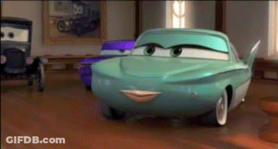Smiling Car From Cars GIF