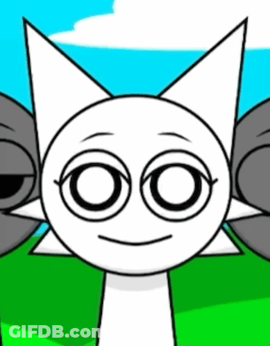 Smiling Cartoon Cat GIF