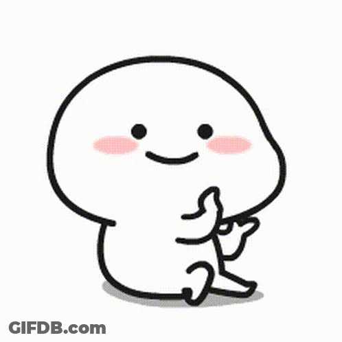 Smiling Cartoon Character Holding Star GIF