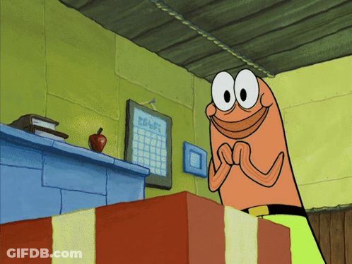 Smiling Cartoon Character In Front Of October 6 Calendar GIF