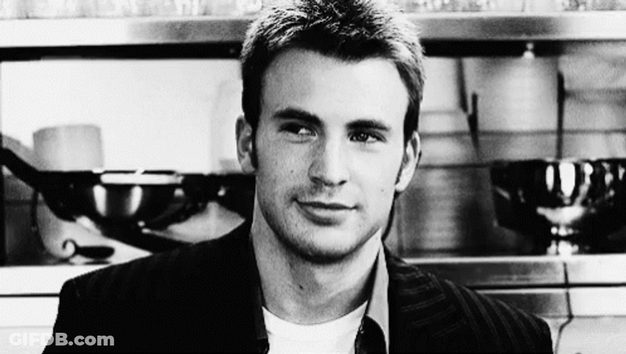 Smiling Chris Evans Eyebrow Raise GIF