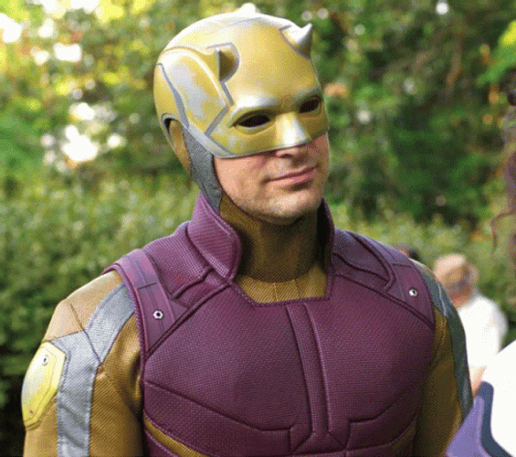 Smiling Daredevil GIF