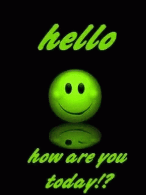 Smiling Emoji Hello How Are You Doing GIF