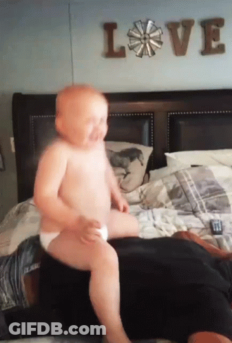 Smiling Face Saying And Now Look At The Big Baby GIF