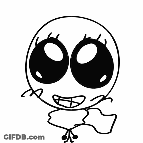 Smiling Face With Big Eyes GIF