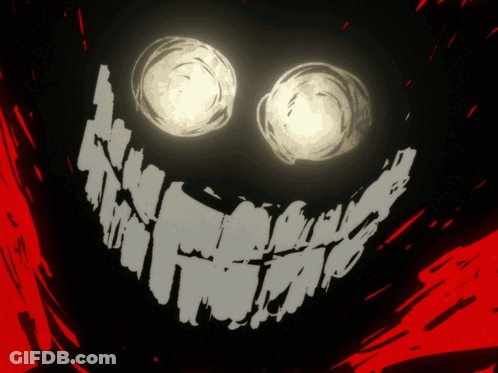 Smiling Face With Glowing Eyes And Teeth GIF