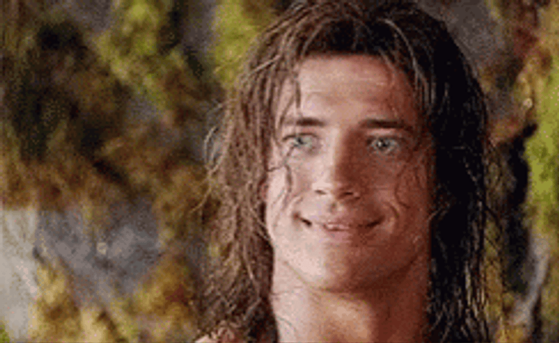 Smiling George Of The Jungle GIF