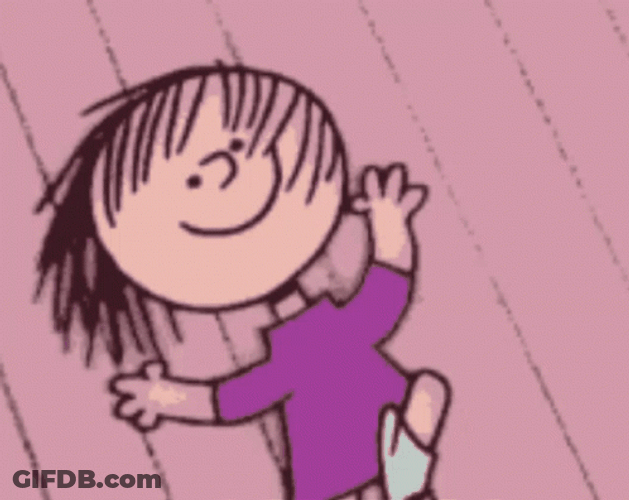Smiling Girl Animated Happy Dance GIF