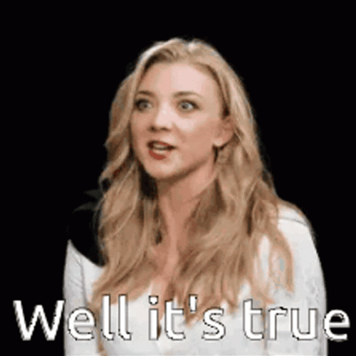 Smiling Girl Well It's True GIF