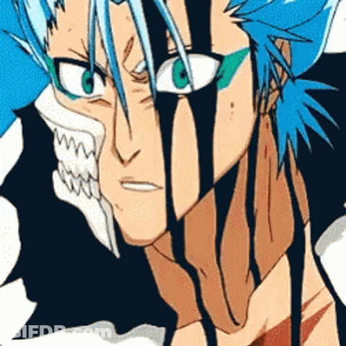 Smiling Grimmjow GIF
