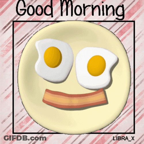 Smiling Happy Morning Meal GIF