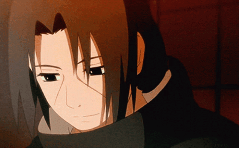 Smiling Itachi Uchiha GIF