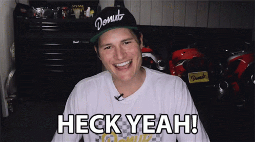 Smiling Jeremiah Burton Heck Yeah GIF