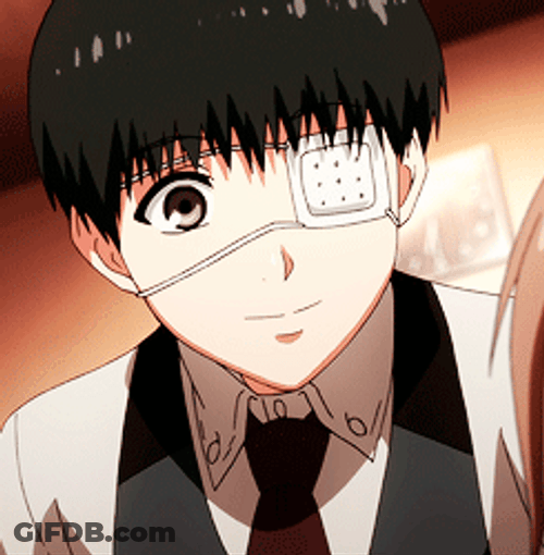 Smiling Ken Kaneki GIF