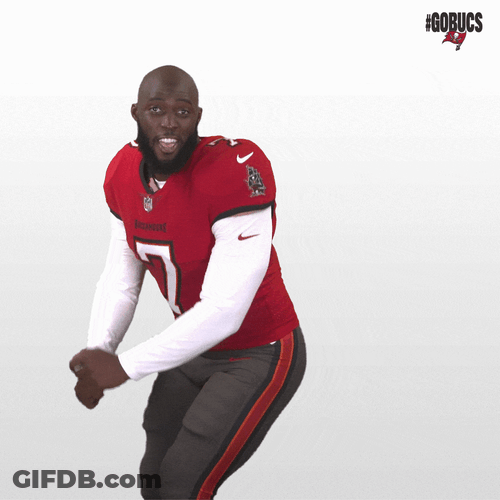 Smiling Leonard Fournette Griddy Dance GIF