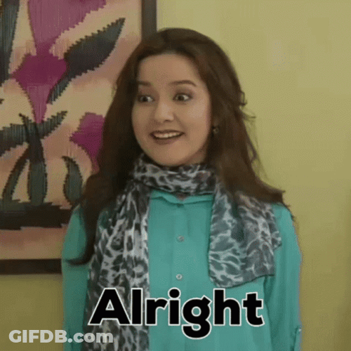 Smiling Lilet Saying Alright GIF
