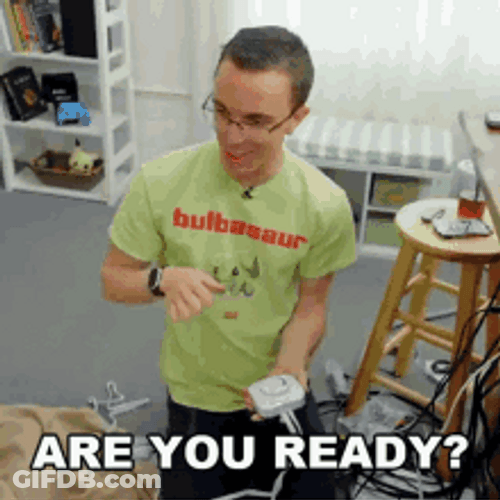 Smiling Man Asking Are You Ready GIF