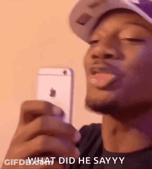 Smiling Man Asking What Meme GIF