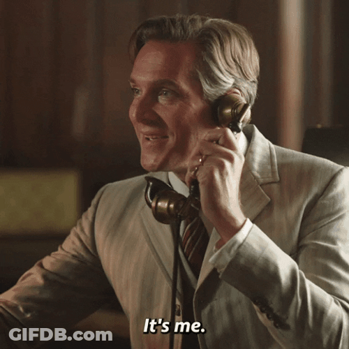 Smiling Man Doing Phone Call GIF