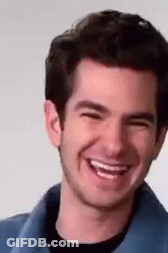 Smiling Man In Blue Shirt GIF