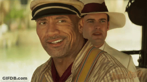 Smiling Man In Hat And Jungle Cruise Shirt GIF