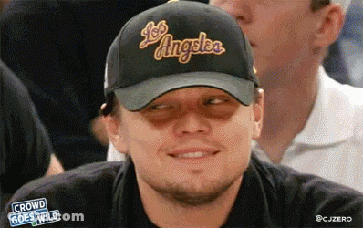 Smiling Man In Los Angeles Hat GIF