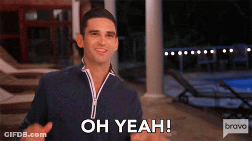 Smiling Man In Pink Hat Says More Life GIF