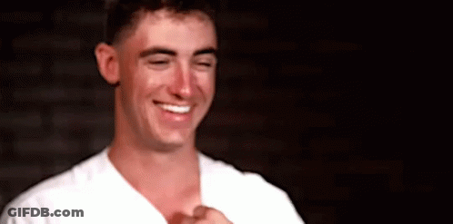 Smiling Man In White Shirt GIF