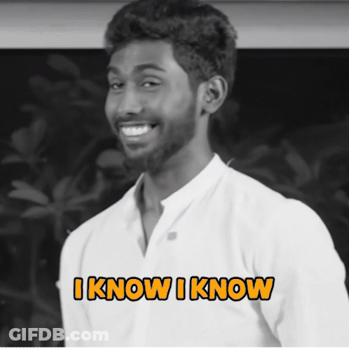 Smiling Man Saying I Know I Know GIF