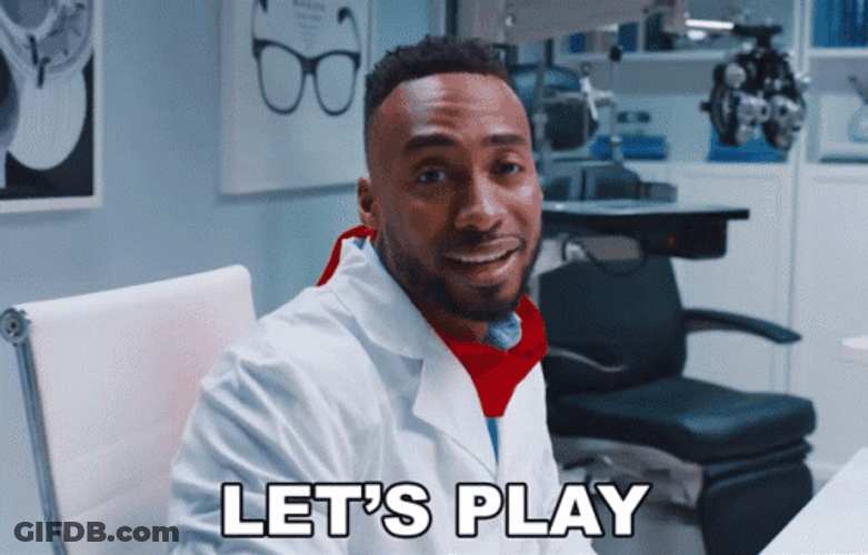 Smiling Man Says Lets Play A Game GIF