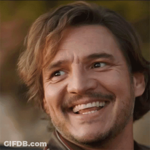 Smiling Man With Beard And Mustache GIF
