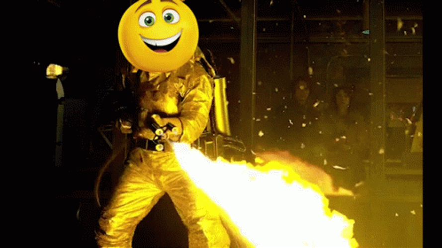 Smiling Man With Chama Distinguisher GIF