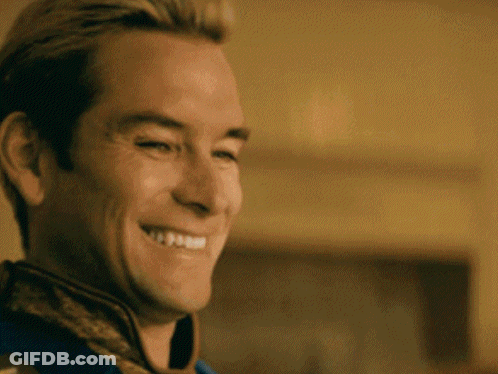 Smiling Man With Eyes Closed GIF