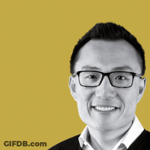 Smiling Man With Glasses No Tip No Trip GIF
