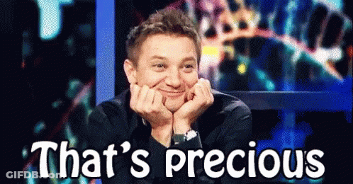 Smiling Man With Precious Behind GIF