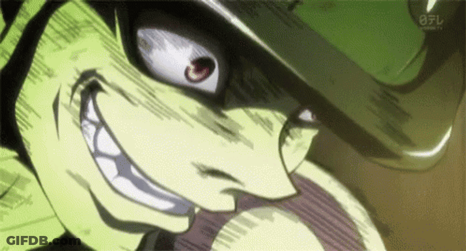 Smiling Meruem Explosion GIF