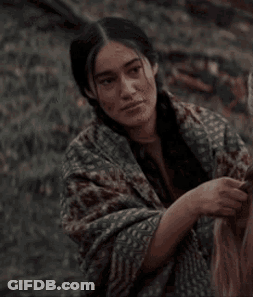 Smiling Native American Woman GIF