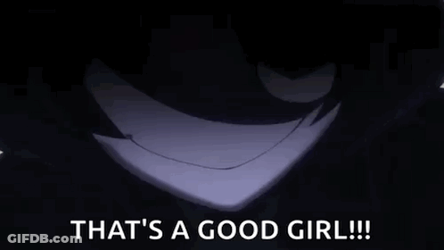 Smiling Person Saying That's A Good Girl GIF