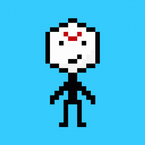 Smiling Pixel Pixwar Danter GIF
