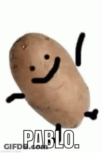 Smiling Potato Dancing GIF