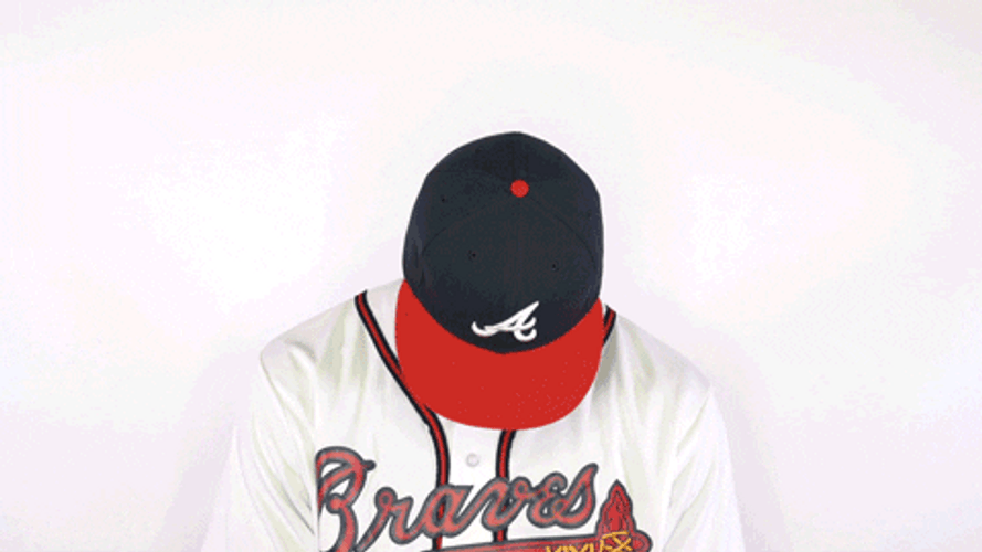 Smiling Ronald Acuna Jr Head Bow GIF