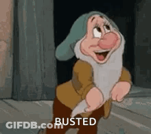 Smiling Snow White Dwarf GIF