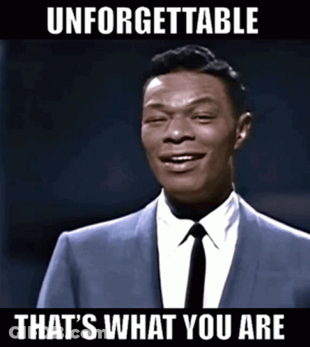 Smiling Suited Man Unforgettable That's What You Are GIF