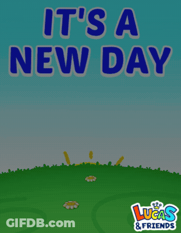 Smiling Sun And Flowers Poster GIF