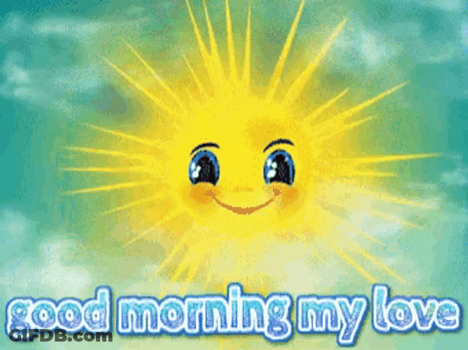 Smiling Sun Good Morning My Love GIF