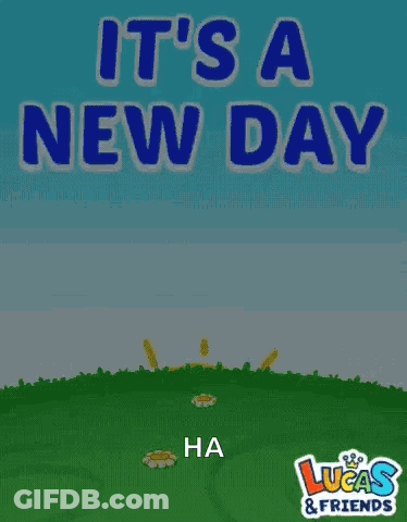 Smiling Sun Lucas And Friends Card GIF