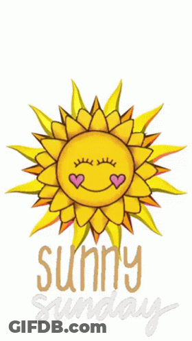 Smiling Sun Sunny Sunday GIF