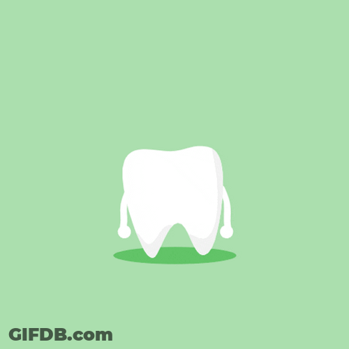 Smiling Teeth Magic Wand GIF