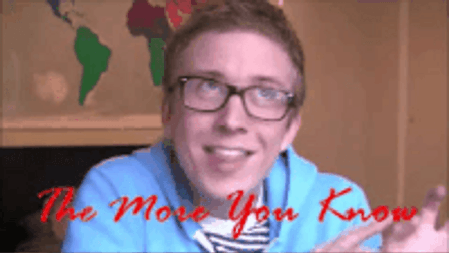 Smiling The More You Know Meme GIF