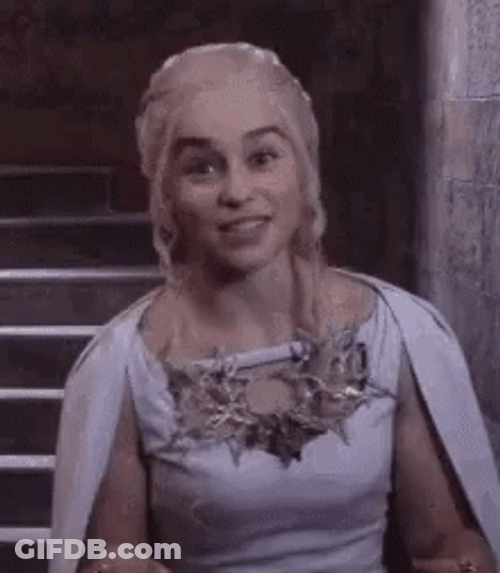 Smiling Thumbs Up Queen Khaleesi Daenerys GIF